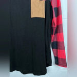 FREE with‎ any purchase! Super Cute Flannel Fall/Winter Shirt Size Medium Red Photo 5