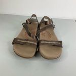 Aetrex Gabby Quarter Strap Sandal Bronze Size 10 Brown Photo 1