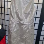 Ralph Lauren lauren  dress gold and sliver with pockets size 10 Photo 0