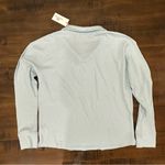 Vineyard Vines NWT Dreamcloth Waffle Polo Loungewear Top Light Blue SMALL Photo 2