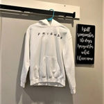 Friends white hoodie size small Photo 1