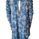 Free People NWT  Hello Lover Dusty Indigo Long Sleeve Tunic (S) Photo 9