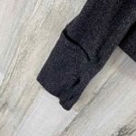 Lululemon Pullover Sweatshirt Womens 8 Gray Cotten Knit Side Zip Pocket Photo 2