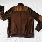 Puma ★ Vintage Casual Elbow patched Jacket - Brown★ Photo 4