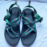 Chaco Strappy Sandals Aztec Print Outdoor Hiking Size 5 Photo 0