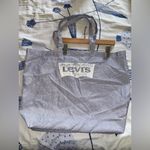 Levi's Blue Striped reusable Tote Bag lightweight Photo 2