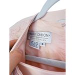 Maggy London Vintage Set Sheath Dress Jacket 8 Pink Floral Pearl Coquette Brunch Photo 3