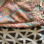 TEHAMA Pink Multicolor Paisley‎ Print Mini A Photo 9