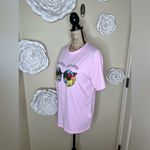 SheIn NTM: Stay Trippy Little Hippy Light Pink Graphic T Shirt in Size Medium Photo 7