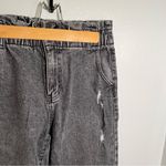 SO  High Rise Mom Jean Faded Black Paper Bag Waist 7/28 Photo 5