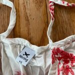 red and white palm tree flowy preppy tank top Photo 4