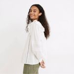 Madewell  Full-Sleeve Pintuck Ruffle Top Photo 3