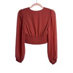 Wilfred  Aritzia Wistful Rosy Red Blouse Photo 2