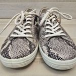 Ecco {6/6.5} Soft 7 LimestoneBlack Faux Snakeskin Look Sneaker Photo 2