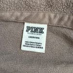 Victoria’s Secret PINK Reverse Fleece teddy Shacket brown Size L Photo 2