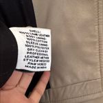 Walter Baker  Liz Leather Jacket Sand Dark Gray Lamb Leather Size XS Fall Winter Photo 3