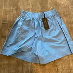 Hunter Bell  Light Blue Women's Shorts Photo 3
