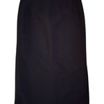 Laura Scott Vintage  Black Maxi Skirt Business Office Size 12 Photo 0