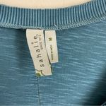 Sahalie Lightweight Cotton Pullover Dress Teal size M Blue Size M Photo 12