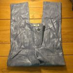 4th & reckless Helene croc pants blue small Blue Photo 0