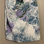 Karen Millen  Floral Multicolor Strapless Dress Size 6 Photo 3