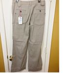 Replay women's size 28 dark khaki 100% cotton Italian made trousers 30x32 30x33 Tan Photo 1