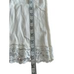 Vintage Opalaire Slip Skirt W/ Lace Hem & Middle Slit Medium Antron III Nylon M Photo 6