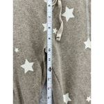 Lounge Live Love  Women's Pajama Pants Beige Brown Stars Size Large Ankle Pockets Photo 10