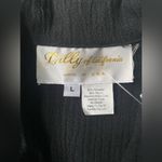 Vintage dead stock Lilly of California black button down bead blouse, size large Photo 4