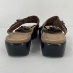 Dansko  Metallic Bronze Flower Leather Sandals Size 38 / 8 Photo 5