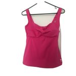 TYR Women's Swim Tankini Halter Top Tank Swimwear Size 10 Pink Photo 1