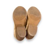 Qupid  Tobin Taupe‎ Whipstitch Slip On Block Heel Booties Sz 6.5 Photo 8