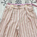 ZARA TRF Collection Striped Wide Leg Trousers Medium NWOT Photo 6