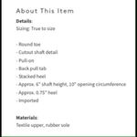 joe's jeans ๐๐ Mirage Black Ankle Booties Size 9 Photo 5