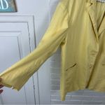 Madewell Yellow The Oversized Linen Blazer Jacket Size XL Photo 7