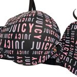 Juicy Couture  Black Logo Bra Size 42D Photo 1