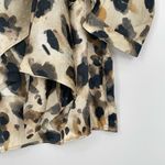 MNG Mango Womens Leopard Print Long Sleeve V Photo 11