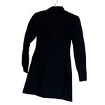 ZARA NWOT  JACKET DRESS WITH PEARL BUTTONS BLOGGERS FAV BLACK SMALL Photo 11