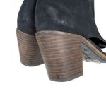 Lucky Brand Keteera Black Leather Open Toe Cut Out Ankle Bootie Boot Size 7 Photo 6