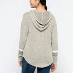 Market & Spruce Kallon Gray Brushed Knit Hoodie Size XS Petite Photo 5