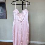 House Of CB  'Stefania' Soft Peach Corset Maxi Dress‎ NWOT Size L Photo 3