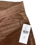 Pilcro NWT  Brown Velvet Pull-On Mid-Rise Retro Flare Jeans Pants Women's Size 27 Photo 7