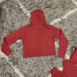 Pink Floyd Maroon Cropped Hoodie Sweatpants Sweatsuit Size XS Photo 1