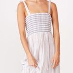 Cotton On New smocked woven Shaw shirted midi dress M dress Photo 0