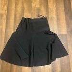 BCBGMAXAZRIA Black Knee-Length A-Line Skirt for Work Photo 5