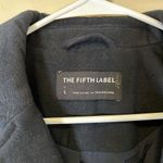 The Fifth Label Womens Winter Coat Sz S Navy Blue Long Two Button Long Photo 1