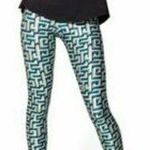 Blackmilk Green White Maze Leggings M Photo 0