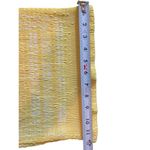 Strapless Smocked Yellow White Bohemian Vacation Beach Pool Dress S Photo 6