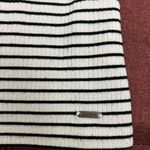 Hollister Black and White Striped Fitted Top Photo 2