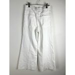 Madewell  Flared Wide Leg Jeans Size 27 High Rise Magic Pockets Cropped Raw Hem Photo 4